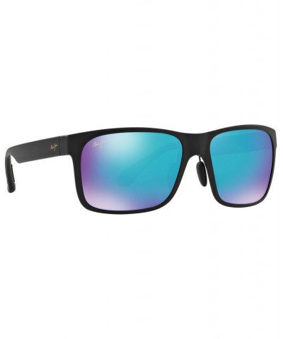 Red Sands Polarized Sunglasses 432 Blue Hawaii Collection BLACK MATTE/BLUE MIRROR POLAR $74.70 Unisex