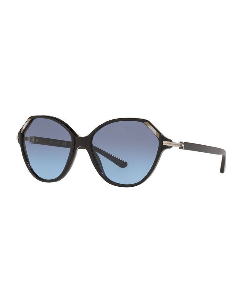 Sunglasses TY7138 57 BLACK/GREY BLUE GRADIENT $21.30 Unisex