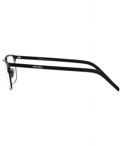 PR66YV Men's Pillow Eyeglasses Matte Baltic/Gunmetal $52.35 Mens