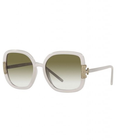 Women's Sunglasses TY9063U 56 MILKY IVORY/OLIVE GRADIENT $43.24 Womens