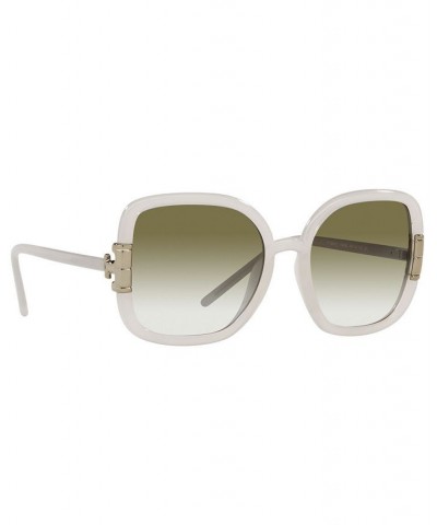 Women's Sunglasses TY9063U 56 MILKY IVORY/OLIVE GRADIENT $43.24 Womens