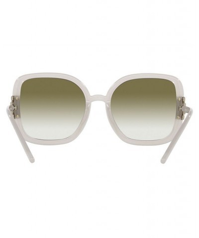 Women's Sunglasses TY9063U 56 MILKY IVORY/OLIVE GRADIENT $43.24 Womens