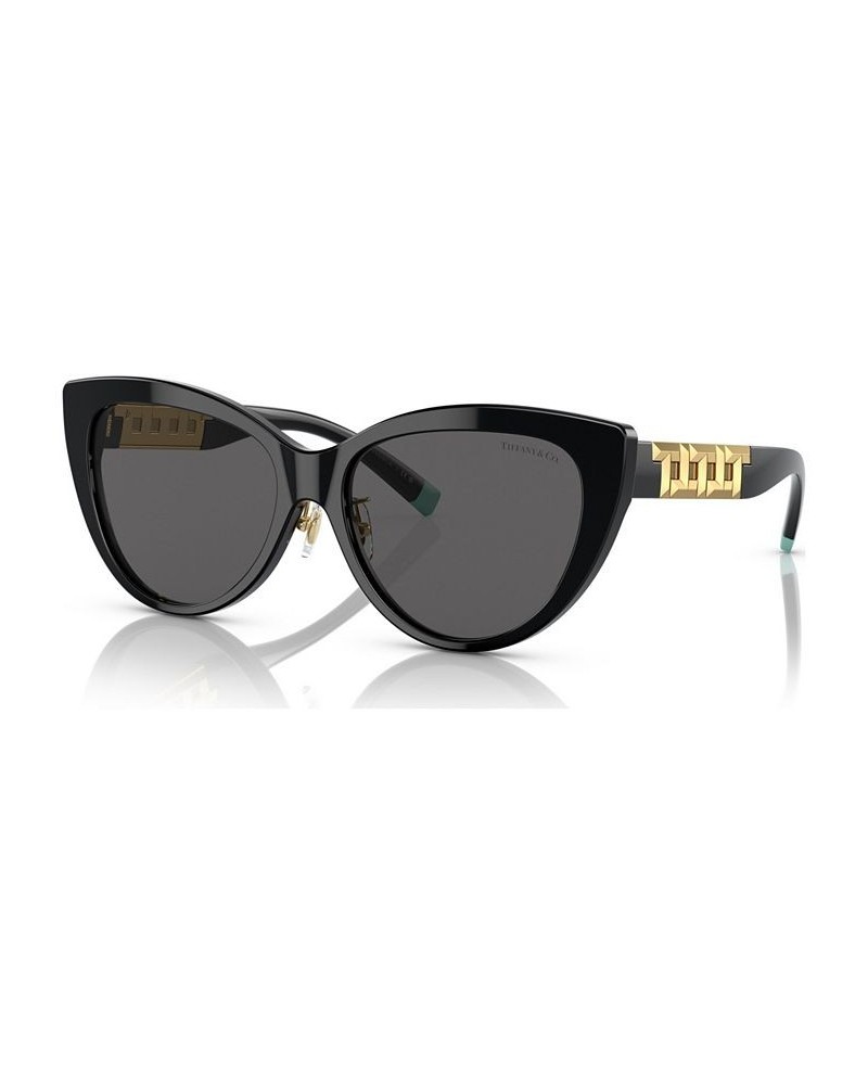 Women's Low Bridge Fit Sunglasses TF4196F56-X Black $41.20 Womens