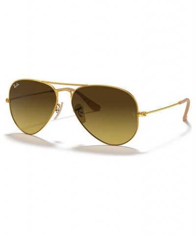 Sunglasses RB3025 AVIATOR GRADIENT Gold/Brown $26.70 Unisex