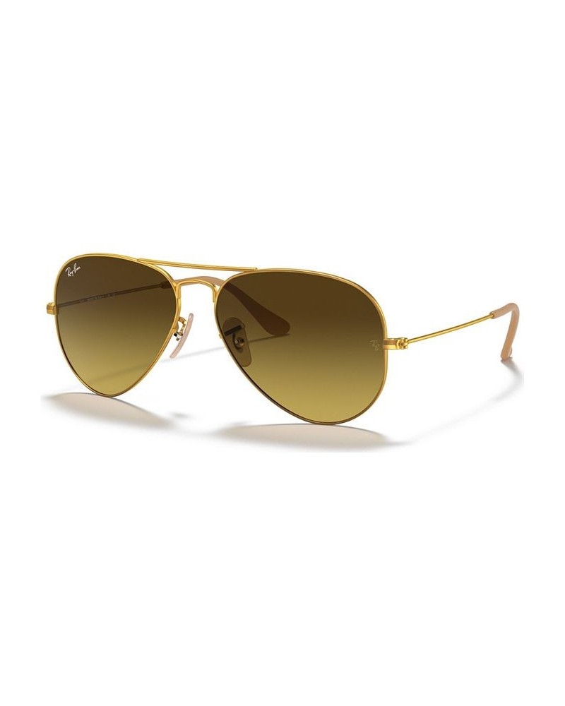 Sunglasses RB3025 AVIATOR GRADIENT Gold/Brown $26.70 Unisex