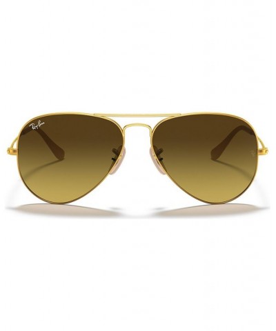 Sunglasses RB3025 AVIATOR GRADIENT Gold/Brown $26.70 Unisex