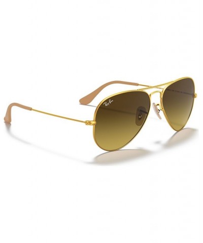 Sunglasses RB3025 AVIATOR GRADIENT Gold/Brown $26.70 Unisex