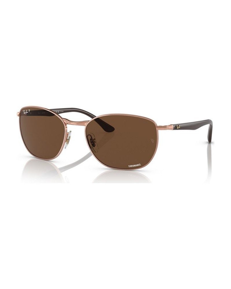 Unisex Polarized Sunglasses RB370257-P Silver-Tone $25.92 Unisex