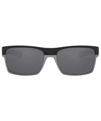 Men's Low Bridge Fit Polarized Sunglasses OO9256 TwoFace 60 Black $35.84 Mens