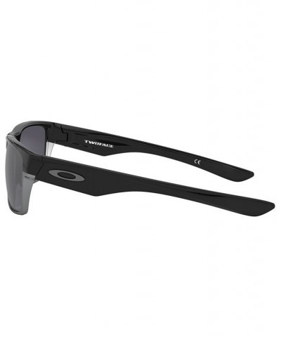 Men's Low Bridge Fit Polarized Sunglasses OO9256 TwoFace 60 Black $35.84 Mens