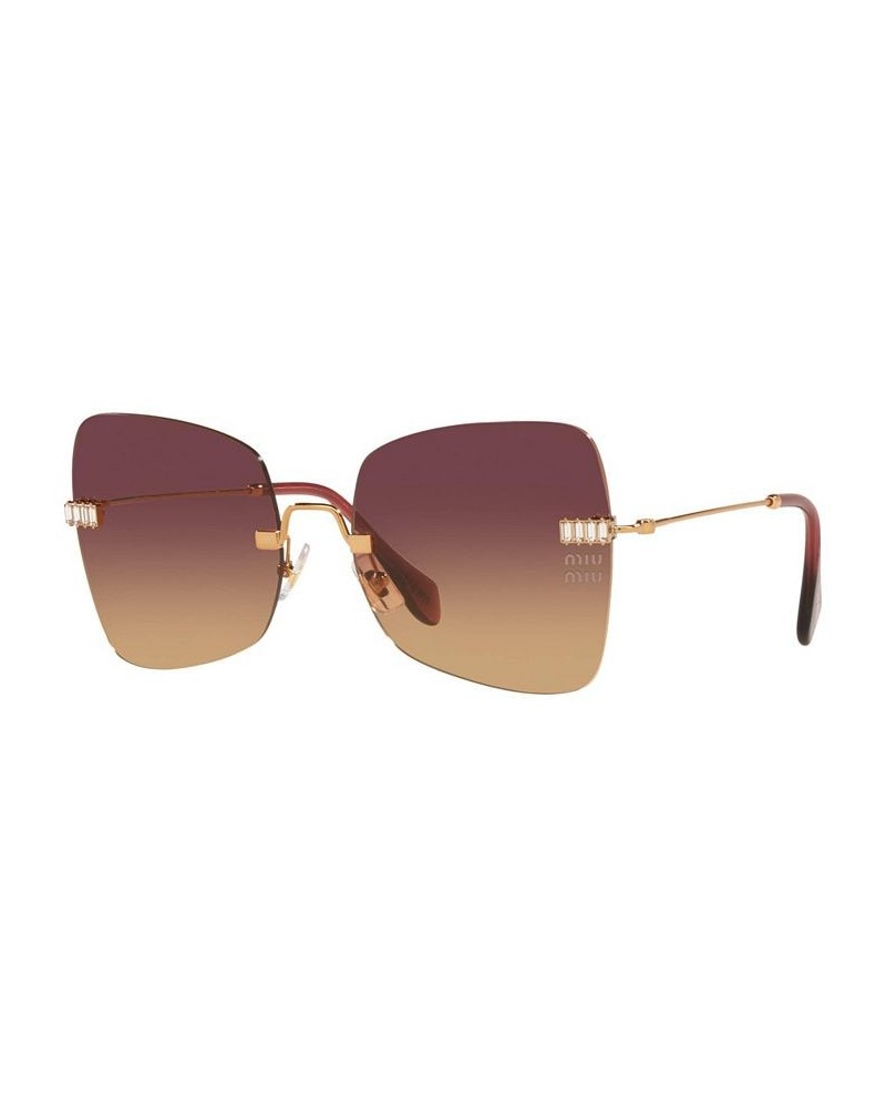 Women's Sunglasses MU 50WS 59 Shiny Gold-Tone $90.00 Womens