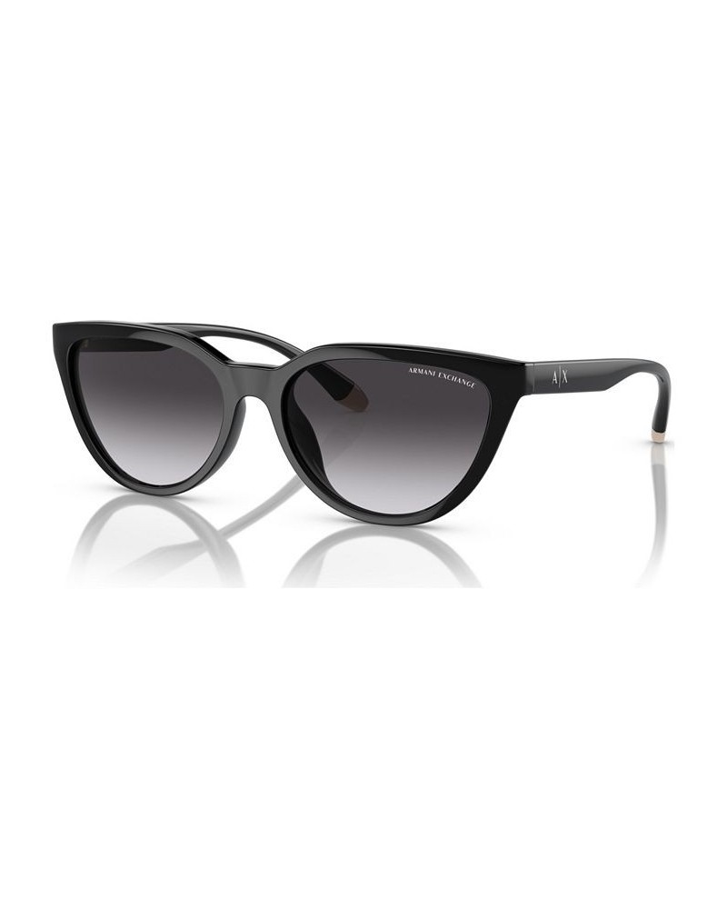 Women's Sunglasses AX4130SU Shiny Transparent Purple $7.92 Womens