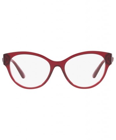 VE3313F Women's Round Low Bridge Fit Eyeglasses Havana $79.24 Womens