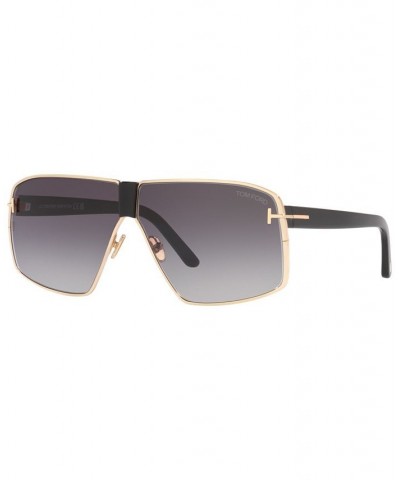 Men's Sunglasses TR001401 66 Gold-Tone Pink Shiny $111.15 Mens