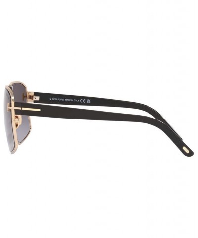 Men's Sunglasses TR001401 66 Gold-Tone Pink Shiny $111.15 Mens