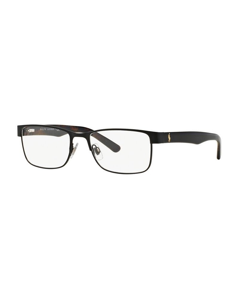 PH1157 Men's Rectangle Eyeglasses Matte Blac $17.90 Mens