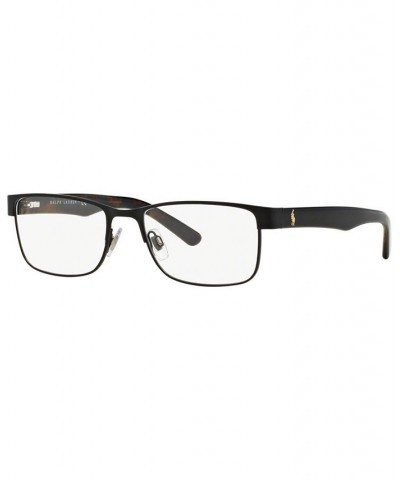 PH1157 Men's Rectangle Eyeglasses Matte Blac $17.90 Mens