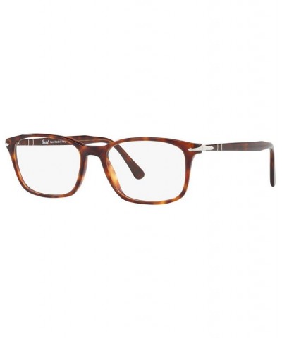 PO3189V Men's Square Eyeglasses Brown $98.10 Mens