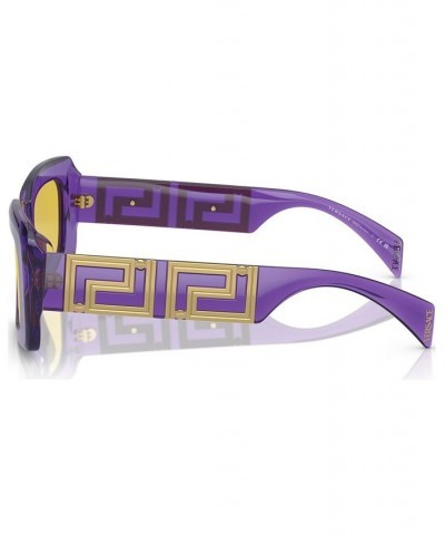 Women's Sunglasses VE4444U54-X 54 Transparent Violet $72.45 Womens