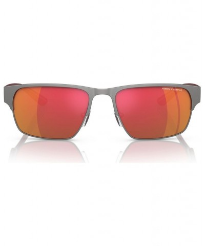 Men's Sunglasses AX2046S57-Z 57 Matte Gunmetal $21.00 Mens