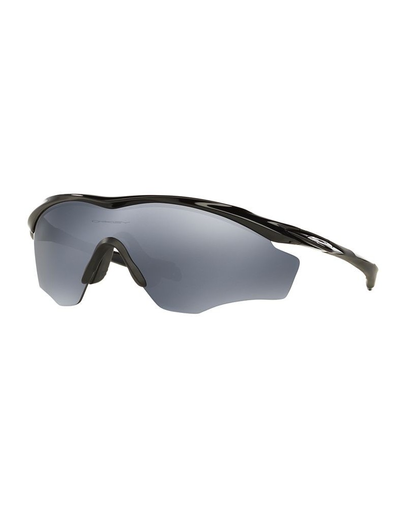 Polarized M2 Frame XL Polarized Sunglasses OO9343 BLACK SHINY/BLACK MIRROR POLAR $54.54 Unisex