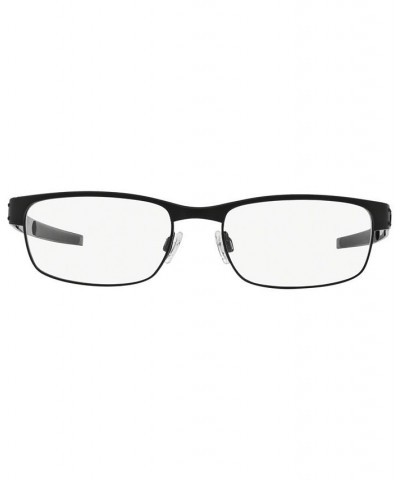 OX5038 Metal Plate Men's Rectangle Eyeglasses Matte Blac $60.60 Mens