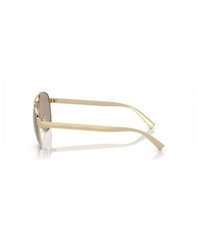 Men's Sunglasses VE2209 58 Pale Gold-Tone/Brown Tamp Versace Silver Gold-Tone $57.06 Mens