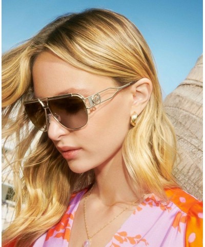 Women's Sunglasses MK1102 61 Light Gold-Tone 2 $22.26 Womens