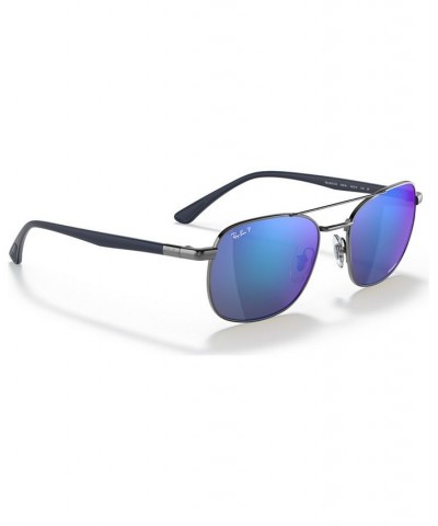 Unisex Polarized Sunglasses RB3670CH 54 SILVER/POLAR DARK GREEN $31.92 Unisex