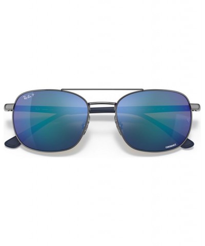 Unisex Polarized Sunglasses RB3670CH 54 SILVER/POLAR DARK GREEN $31.92 Unisex