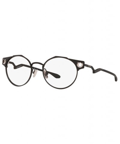 OX5141 Men's Round Eyeglasses Black $70.35 Mens