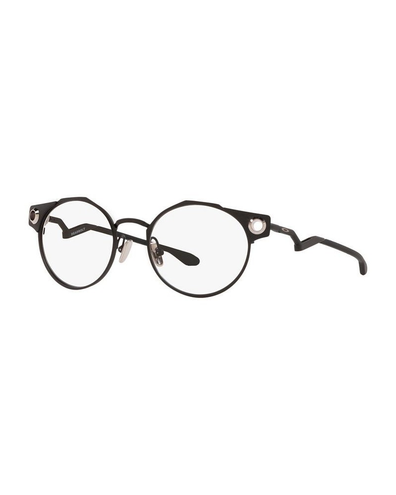 OX5141 Men's Round Eyeglasses Black $70.35 Mens