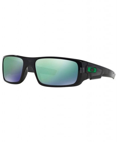 Men's Rectangle Sunglasses OO9239 60 Crankshaft Black $21.98 Mens