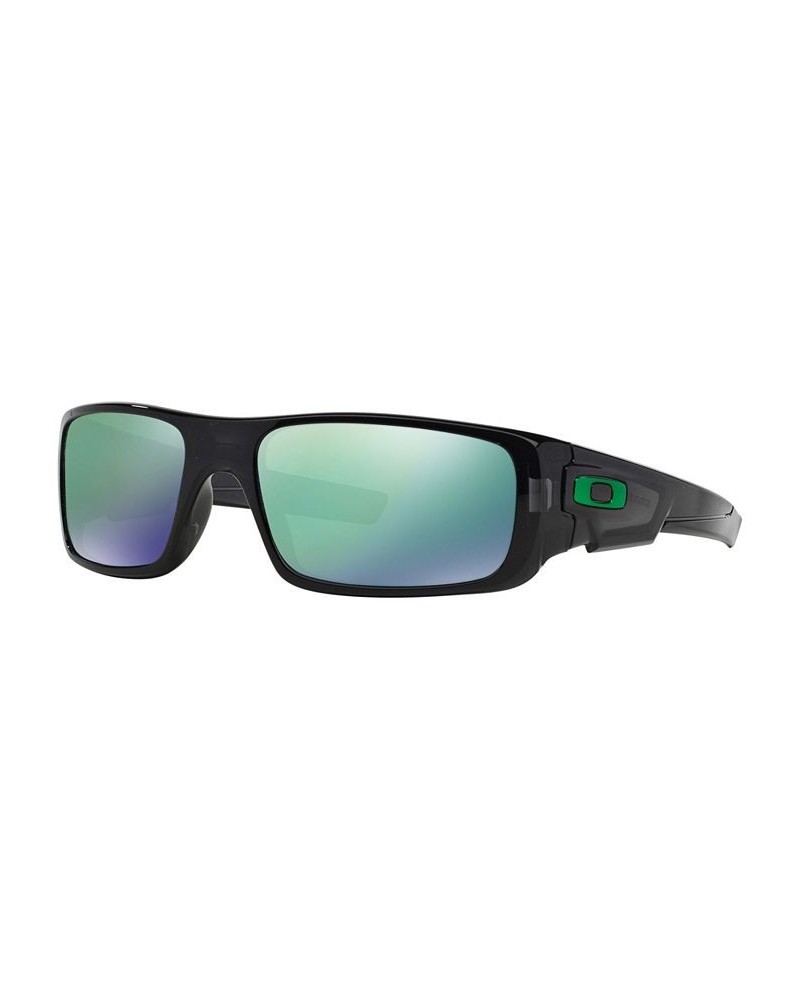 Men's Rectangle Sunglasses OO9239 60 Crankshaft Black $21.98 Mens