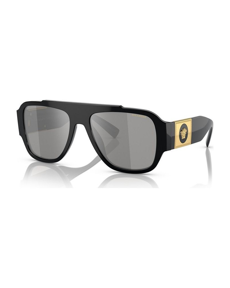 Men's Polarized Sunglasses VE4436U57-ZP Black $74.80 Mens