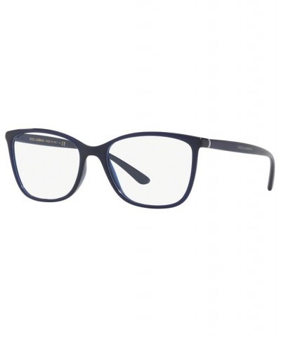 Dolce & Gabbana DG5026 Women's Rectangle Eyeglasses Blue $78.40 Womens