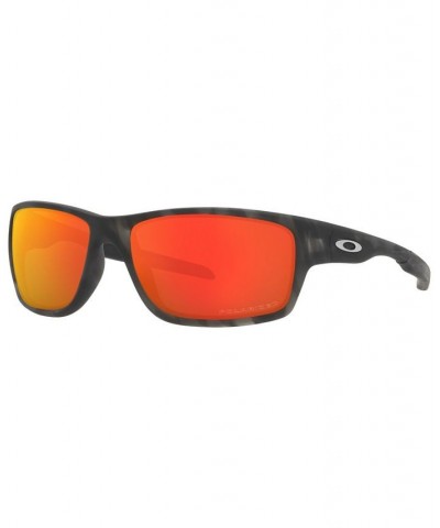 Men's Polarized Sunglasses OO9225 Canteen 60 Black $23.43 Mens