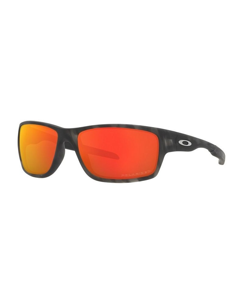 Men's Polarized Sunglasses OO9225 Canteen 60 Black $23.43 Mens