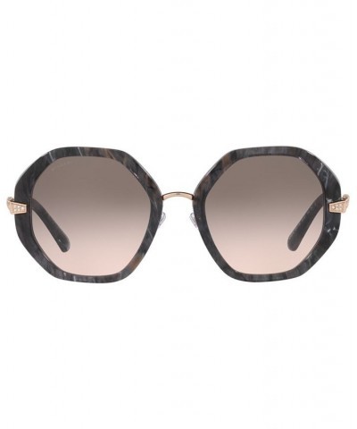Women's Sunglasses BV8242B 55 Gray Marble $122.13 Womens