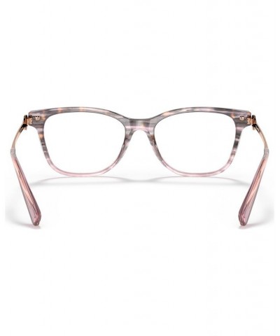 Women's Cat Eye Eyeglasses HC5137 Rose Tortoise Gradient $35.91 Womens