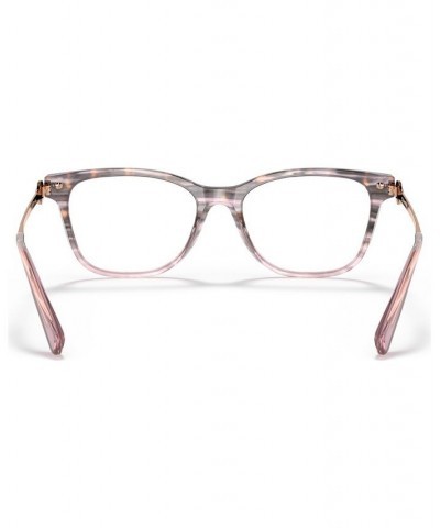 Women's Cat Eye Eyeglasses HC5137 Rose Tortoise Gradient $35.91 Womens