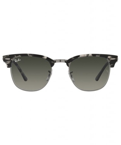 Sunglasses CLUBMASTER FLECK RB3016 SPOTTED GREY/GREEN / GREY GRADIENT DARK $21.36 Unisex