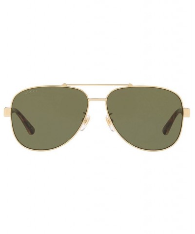 Sunglasses GG0528S 63 GOLD SHINY/GREEN $126.00 Unisex