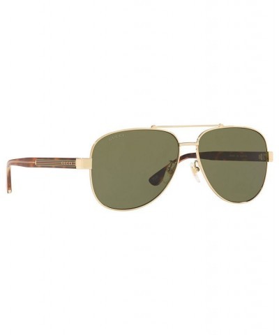 Sunglasses GG0528S 63 GOLD SHINY/GREEN $126.00 Unisex