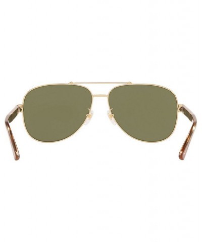 Sunglasses GG0528S 63 GOLD SHINY/GREEN $126.00 Unisex