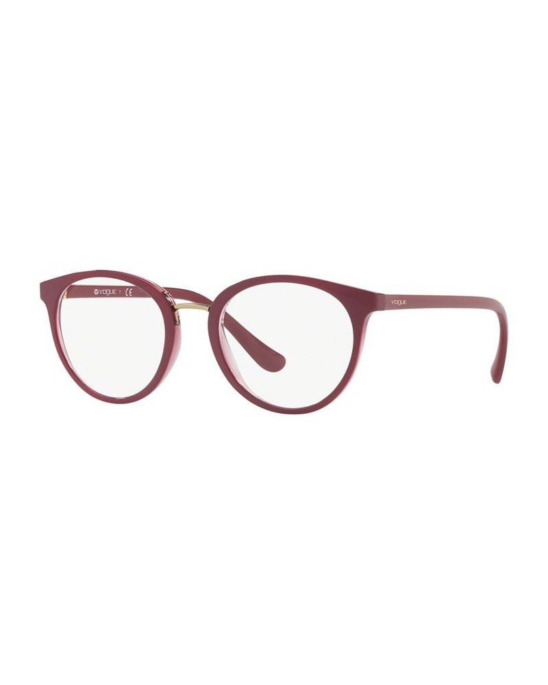 Vogue VO5167 Women's Oval Eyeglasses Trans Red $19.46 Womens