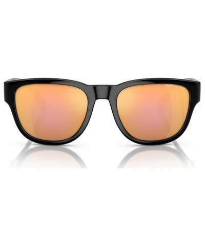 Men's Sunglasses AX4115SU 54 Shiny Black $11.83 Mens