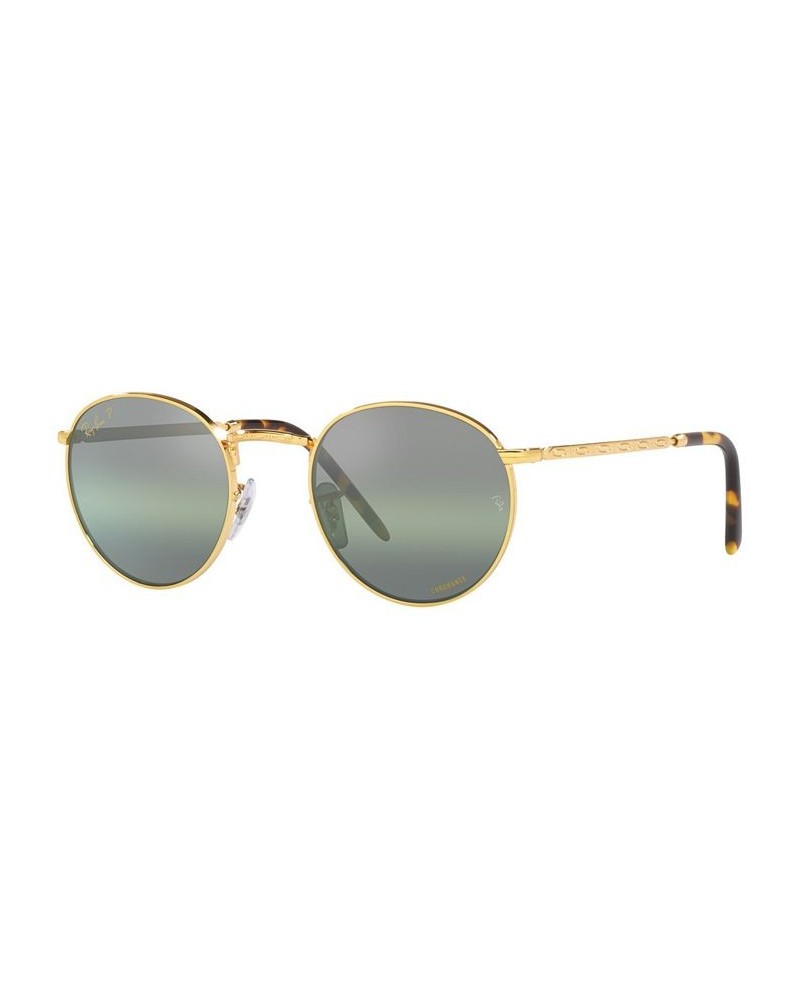 Unisex Polarized Sunglasses RB3637 NEW ROUND 47 Legend Gold-Tone $74.40 Unisex