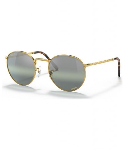 Unisex Polarized Sunglasses RB3637 NEW ROUND 47 Legend Gold-Tone $74.40 Unisex