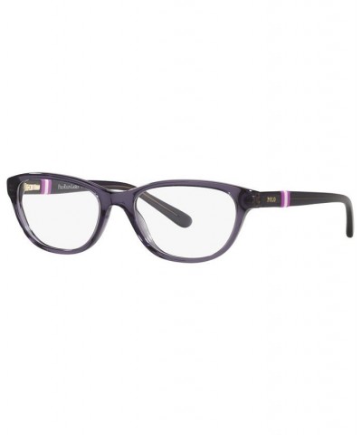 Polo Prep Women's Cat Eye Eyeglasses PP8542 Shiny Opal Red $16.32 Womens